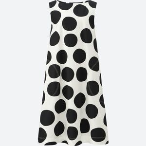 NWOT UNIQLO x Marimekko Dots A Line Sleeveless Dress